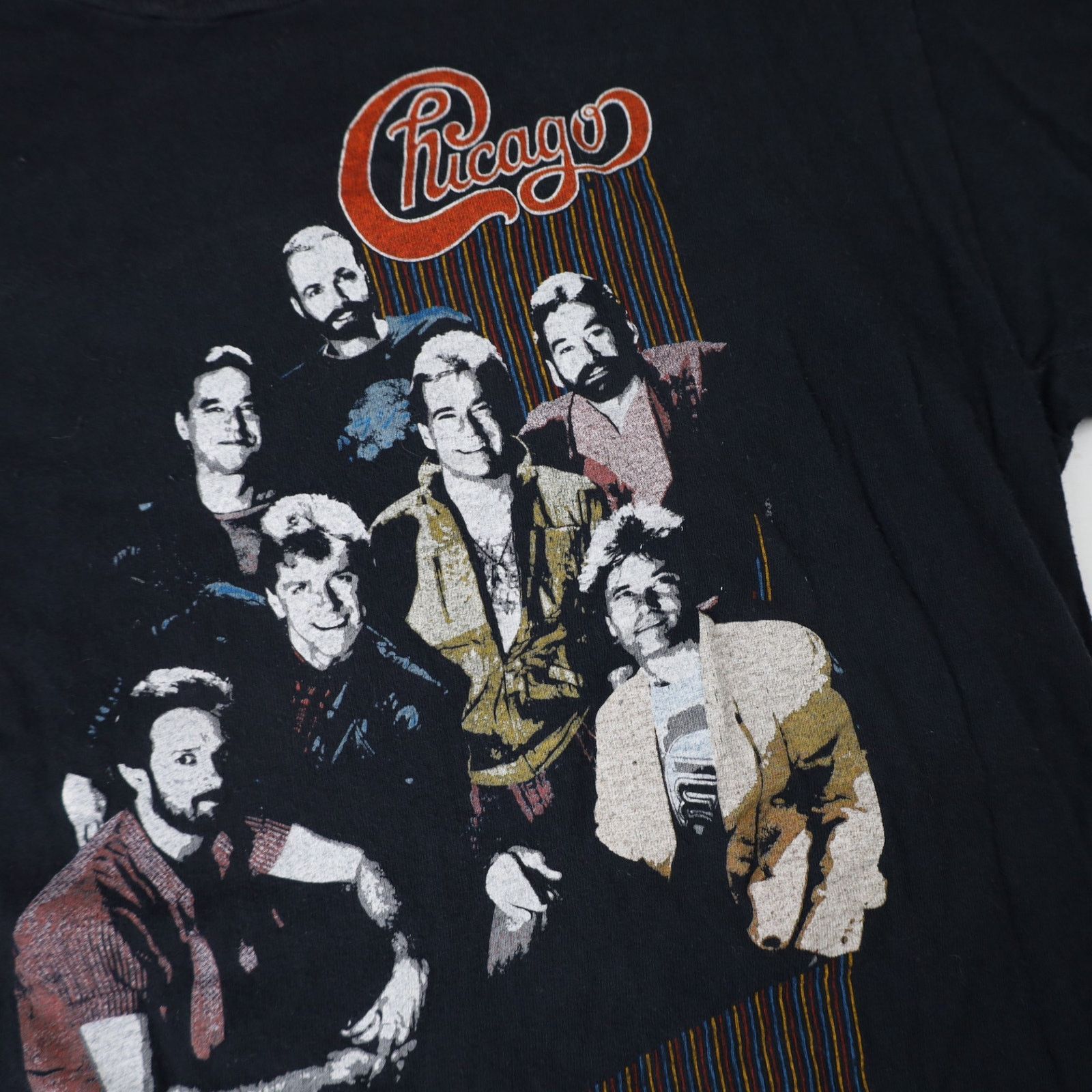 Vintage Vintage 1985 Chicago On Tour Graphic Band Tee Size US L / EU 52-54 / 3 - 4 Thumbnail