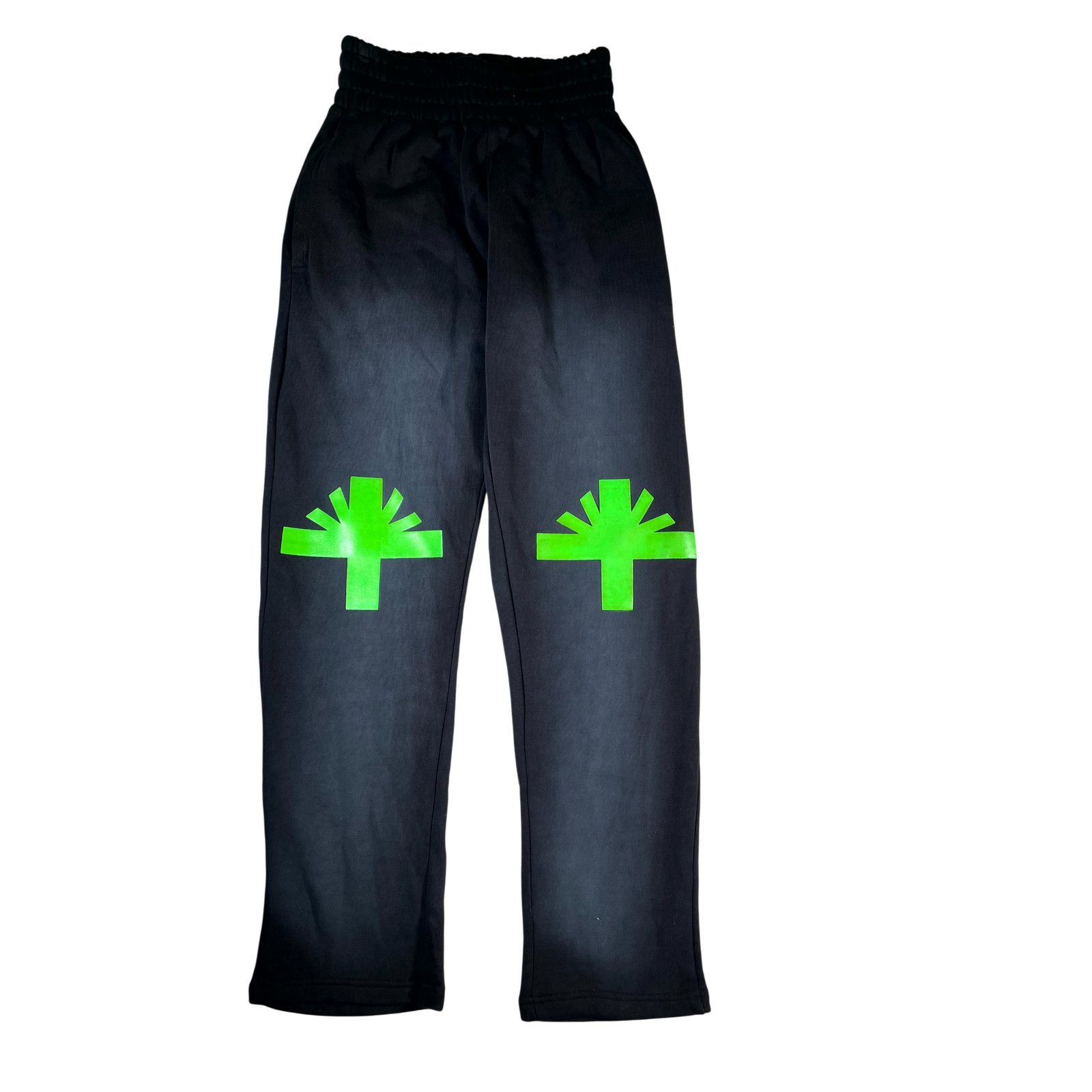 Vertabrae Vertabrae Green & Black Sweatpants Size US 34 / EU 50 - 1 Thumbnail