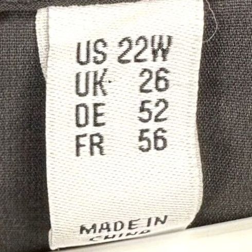 Isaac Mizrahi VINTAGE? No — Isaac Mizrahi Live Shirt Womens 22W Plus Black Geometric Long Sleeve Blouse NEW Size 3XL / US 20-22 - 5 Thumbnail