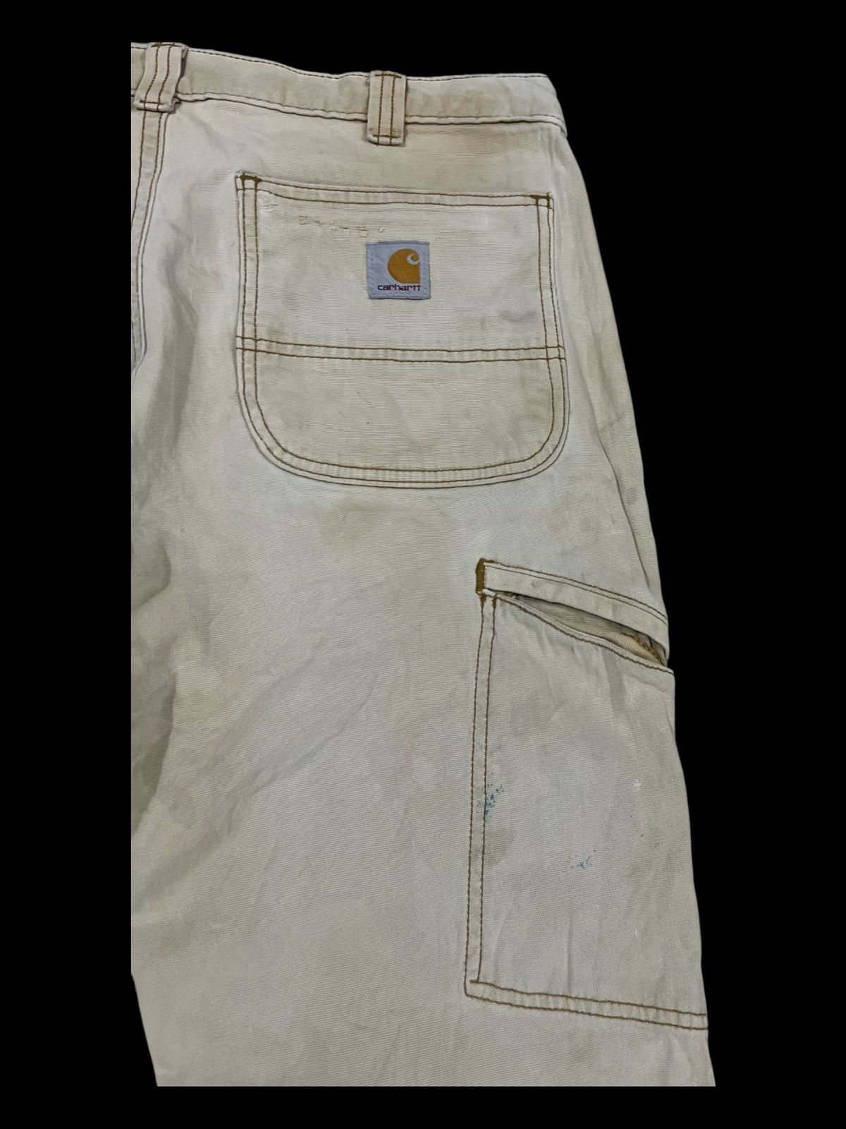 Carhartt × Vintage Carhartt Double Knee Carpenter Relax Fit Distressed Jeans Size US 32 / EU 48 - 8 Thumbnail