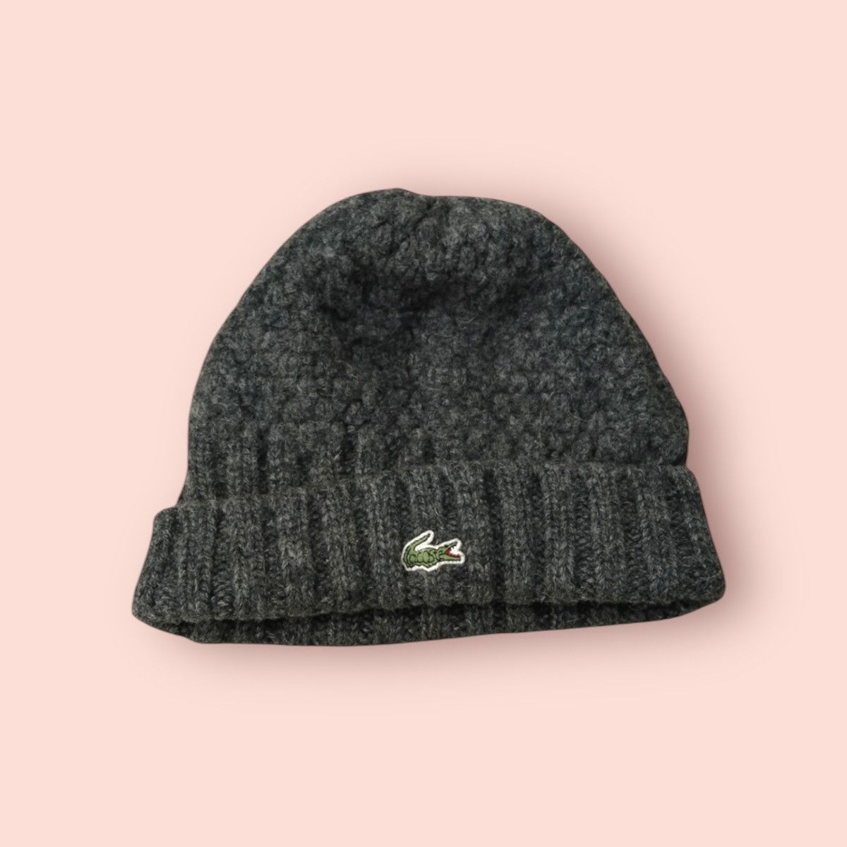 Lacoste LACOSTE KNITTED WOOL CUFFED BEANIE JAPAN Size ONE SIZE - 1 Thumbnail