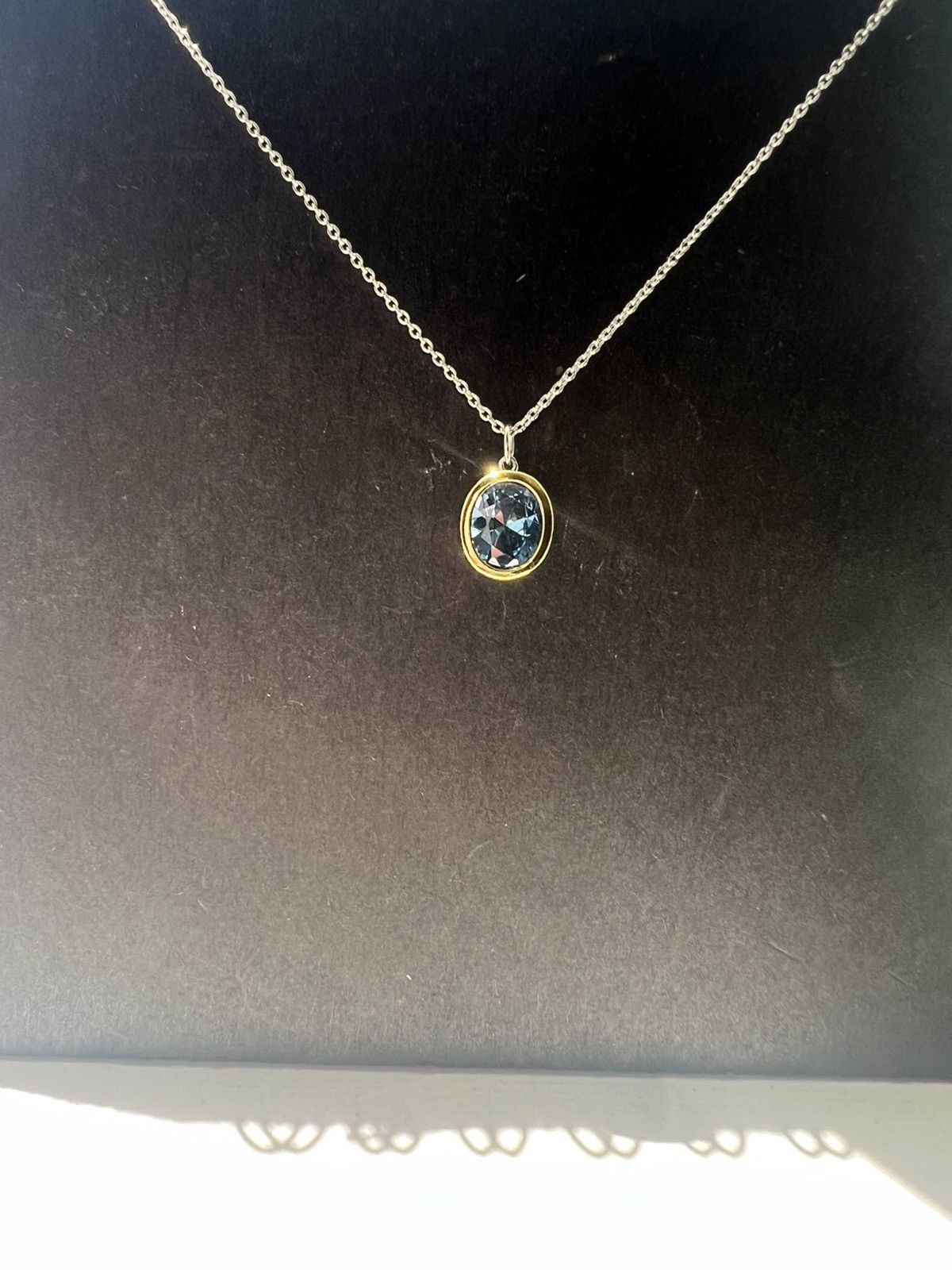 Other Tocara Sterling Necklace with blue spinel and 14K finish NEW Size ONE SIZE - 2 Thumbnail