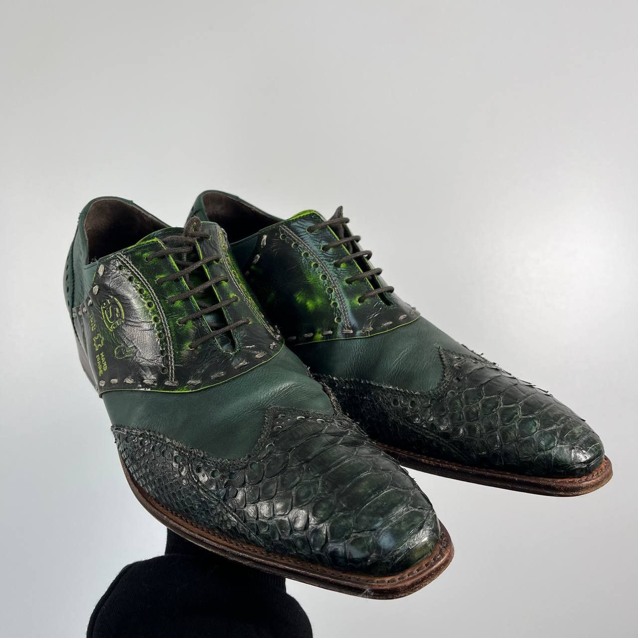 Other Andra Python Leather Oxford Dress Shoes Mens Size 44 Size US 11 / EU 44 - 1 Thumbnail