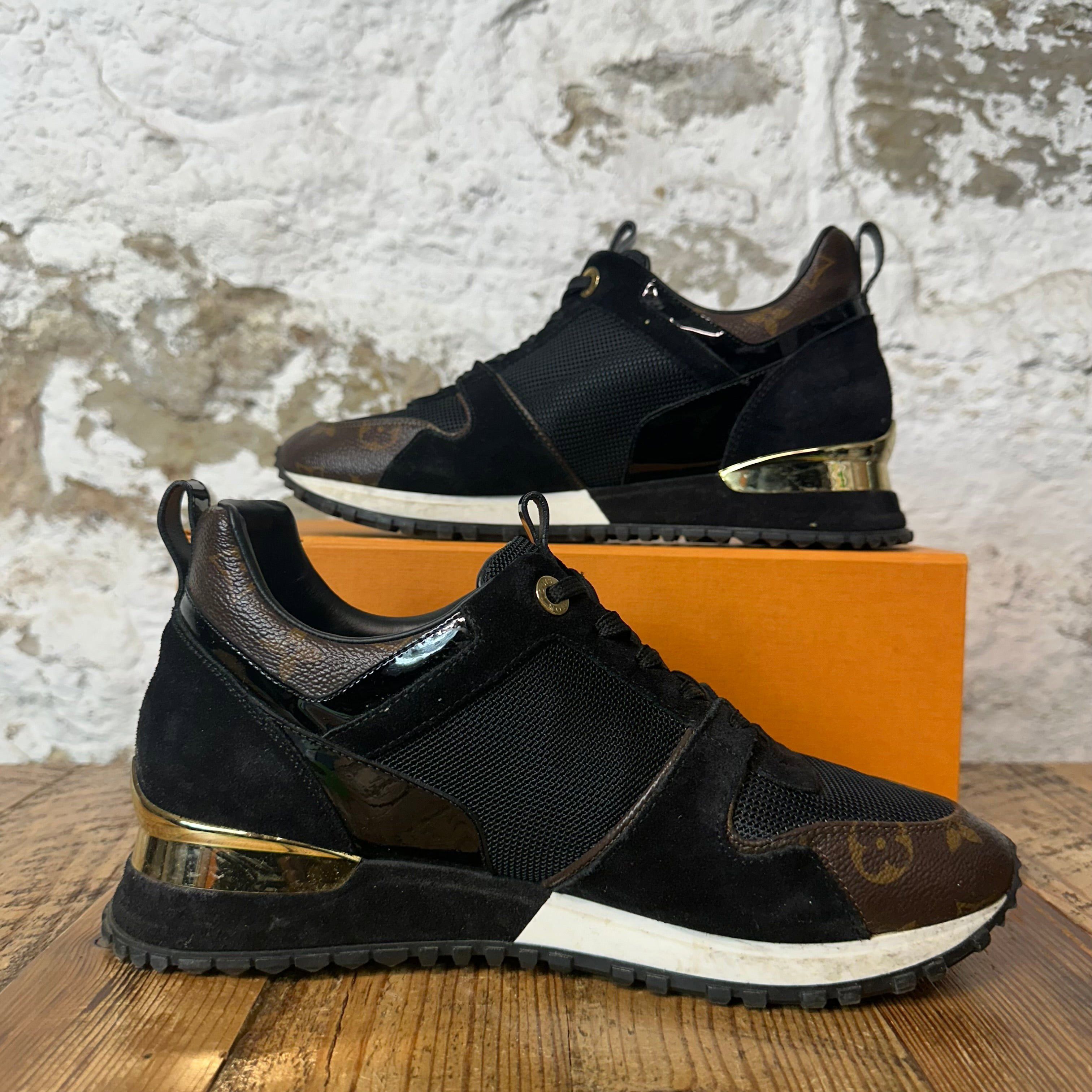 Louis Vuitton Louis Vuitton Black Monogram Runaway Sneaker Sz 6.5 (39) Size US 6.5 / EU 39-40 - 2 Thumbnail
