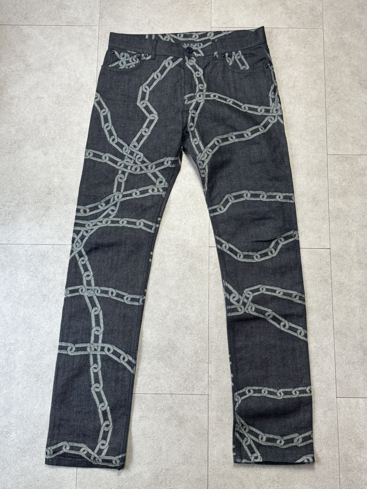 パンツ Louis Vuitton Virgil Chain Denim Jeans Louis Vuitton Virgil Chain Denim Jeans
