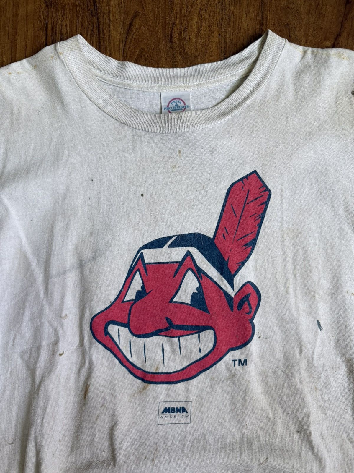 MLB × Vintage Vintage Rare 90s Cleveland Indians Guardians XL smoked Size US XL / EU 56 / 4 - 2 Thumbnail