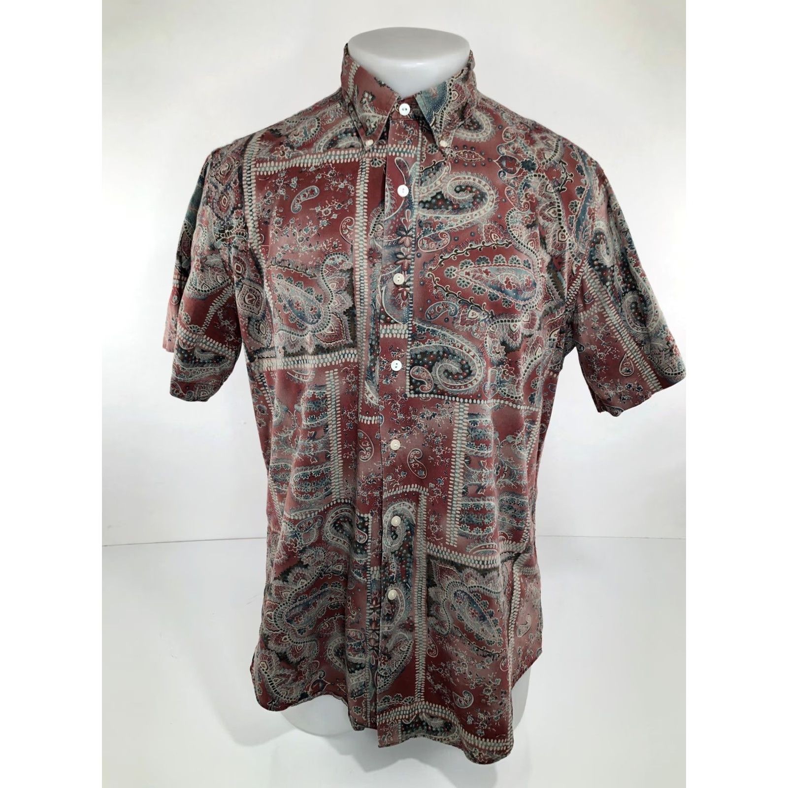 Ralph Lauren RALPH LAUREN - Custom Fit Paisley Mens L Shirt Size US L / EU 52-54 / 3 - 2 Thumbnail