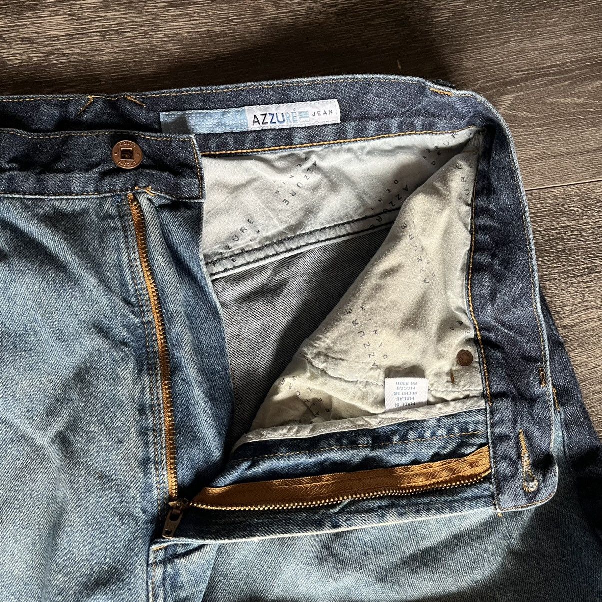 Vintage Vintage 2000s Azzure Two Tone Baggy Skater Denim Jeans 34x32 Size US 34 / EU 50 - 8 Thumbnail