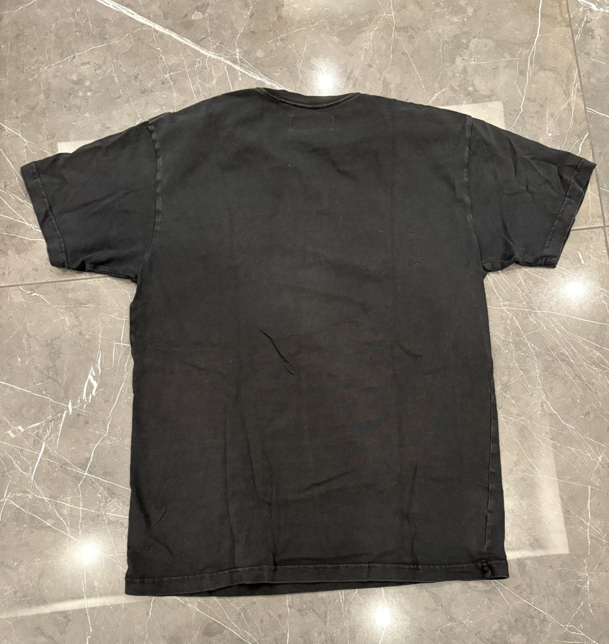 Kith KITH Pigment Dyed Serif Tee T Shirt Black Large Logo Box Size US L / EU 52-54 / 3 - 5 Thumbnail