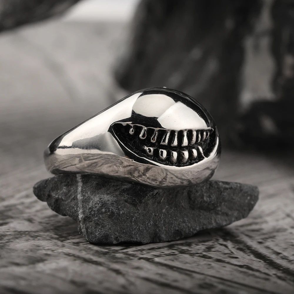 Jewelry Creative Domineering Skull Devil Ring Size ONE SIZE - 1 Thumbnail