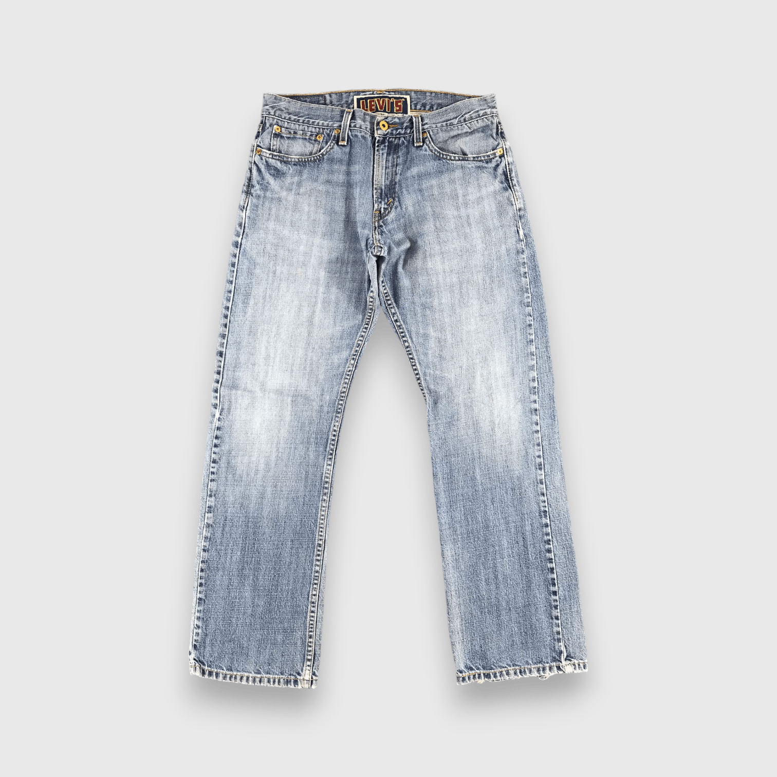 Levi's Vintage Levis 514 Jeans Faded Blue Denim-J991 Size US 33 - 1 Thumbnail