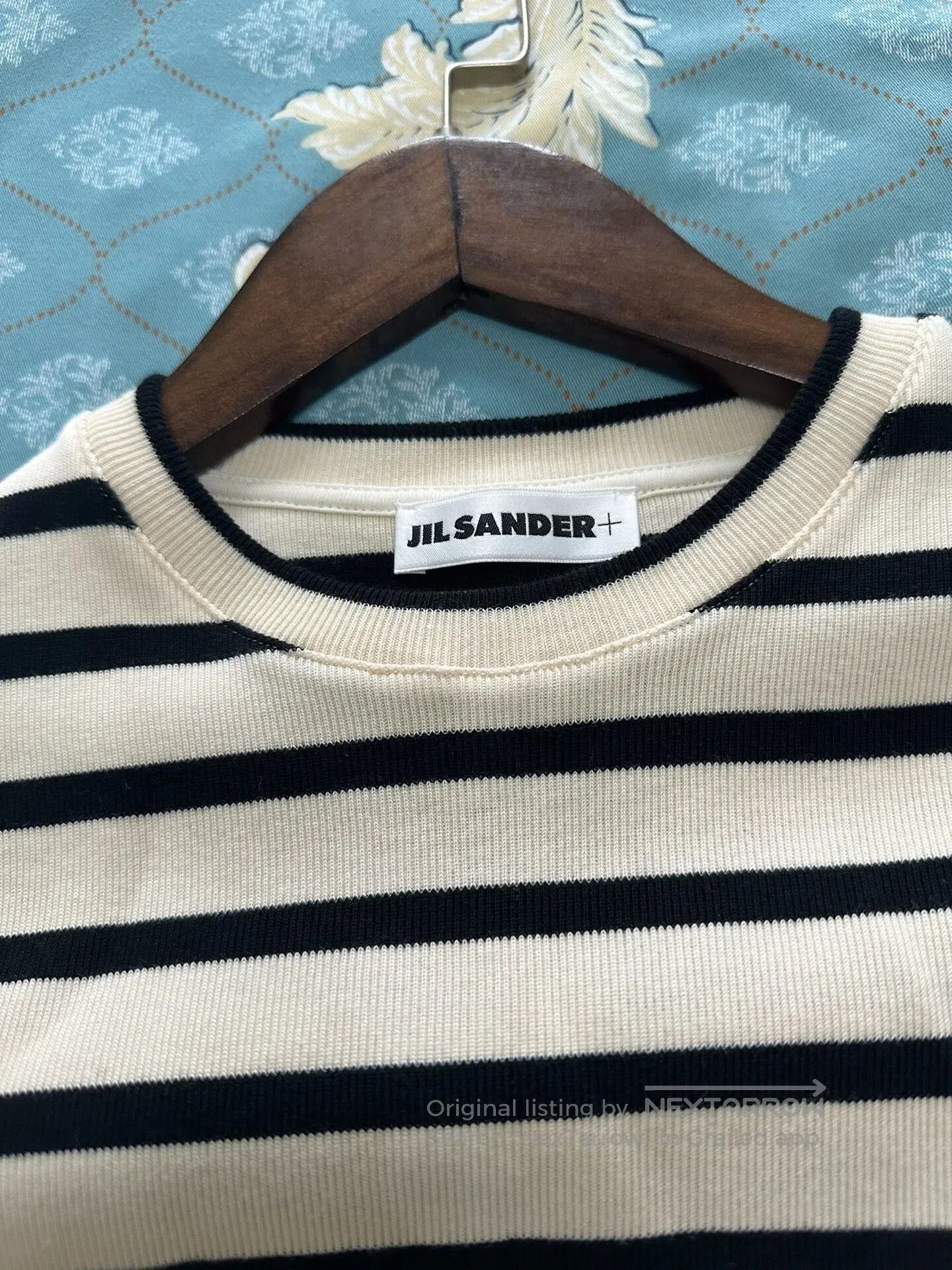 Jil Sander Jil Sander Women's Striped Short Sleeve Top. Size M / US 6-8 / IT 42-44 - 2 Thumbnail