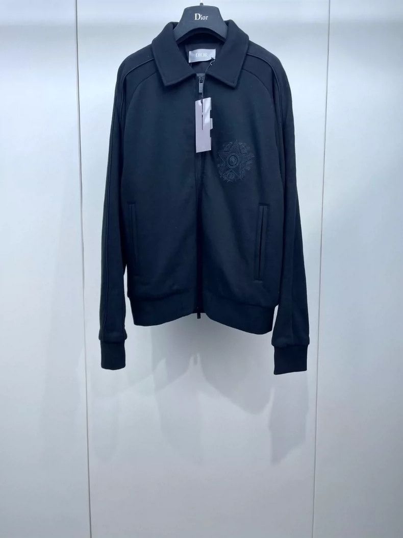 Dior Dior Black Embroidered Lucky Star Jacket Size US M / EU 48-50 / 2 - 1 Thumbnail