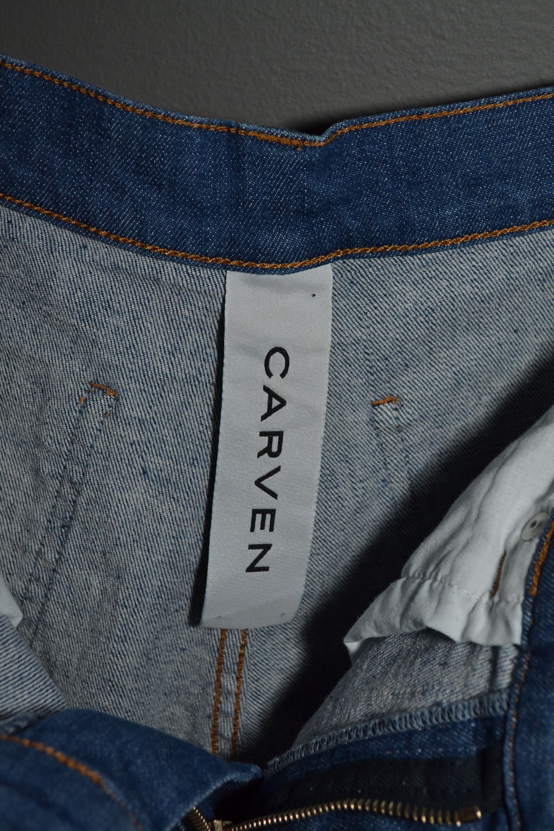 Carven Carven Logo Workwear Denim Jeans 38 Size 30" / US 8 / IT 44 - 6 Thumbnail