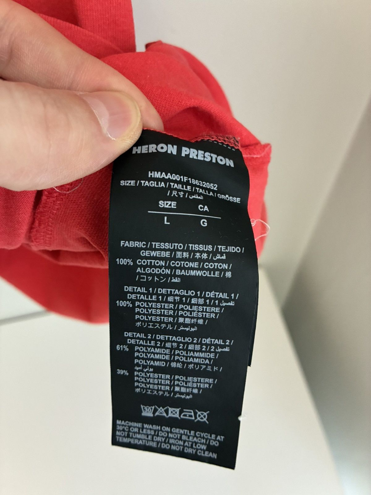 Heron Preston Heron Preston NASA T-shirt streetwear luxury designer army Size US L / EU 52-54 / 3 - 11 Thumbnail