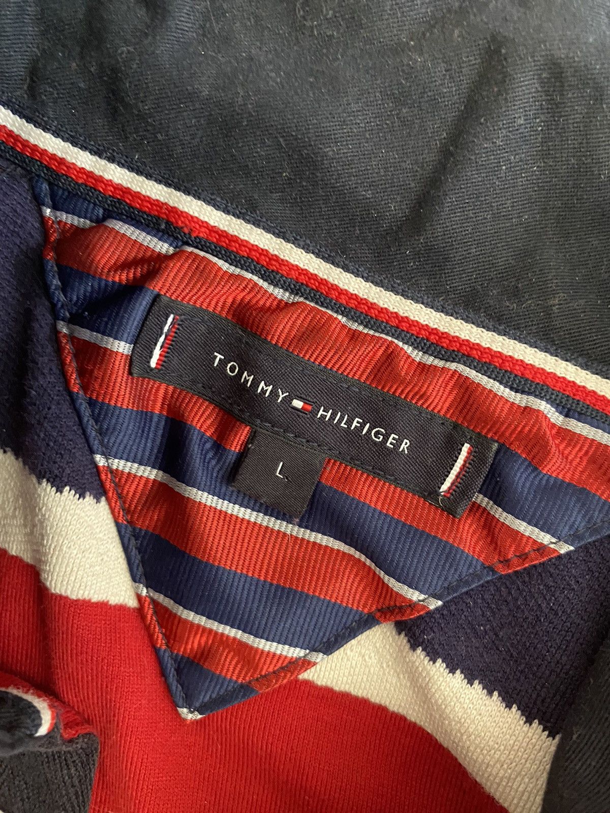Polo Ralph Lauren × Vintage Polo Ralph Lauren distressed oversized rugby sweatshirt Size US L / EU 52-54 / 3 - 6 Thumbnail