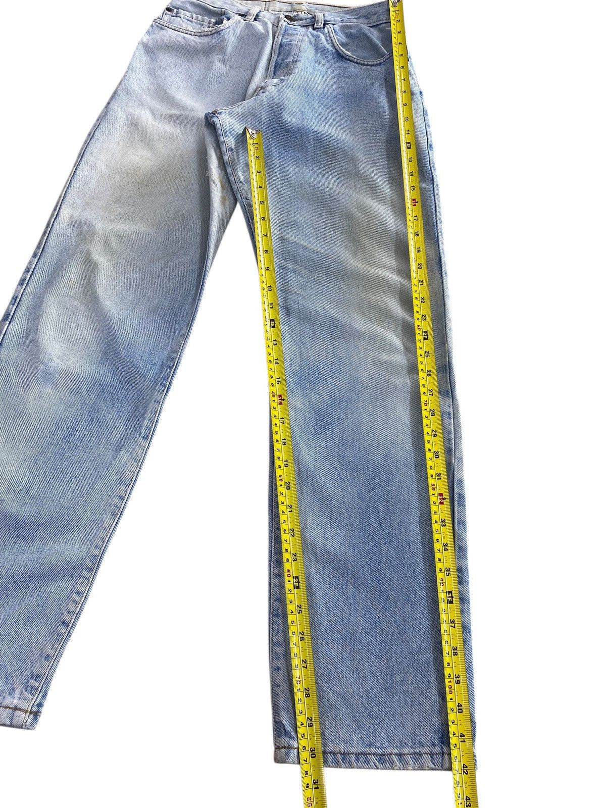 Japanese Brand Liberto Acid Light Wash Style Straight Leg Jeans Size US 28 / EU 44 - 8 Thumbnail