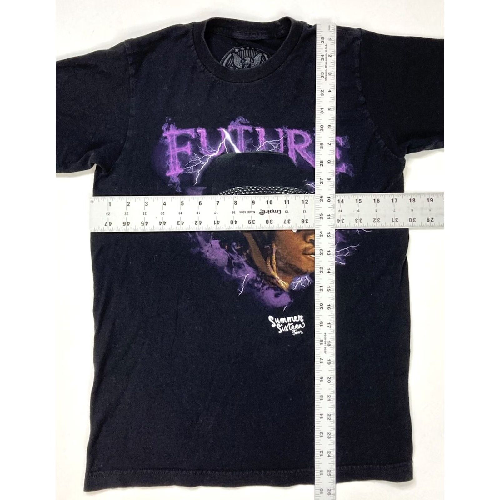 3sixteen VINTAGE Future Summer Sixteen Tour Graphic T-shirt Women Small Black Short Sleeve Music Size S / US 4 / IT 40 - 6 Thumbnail