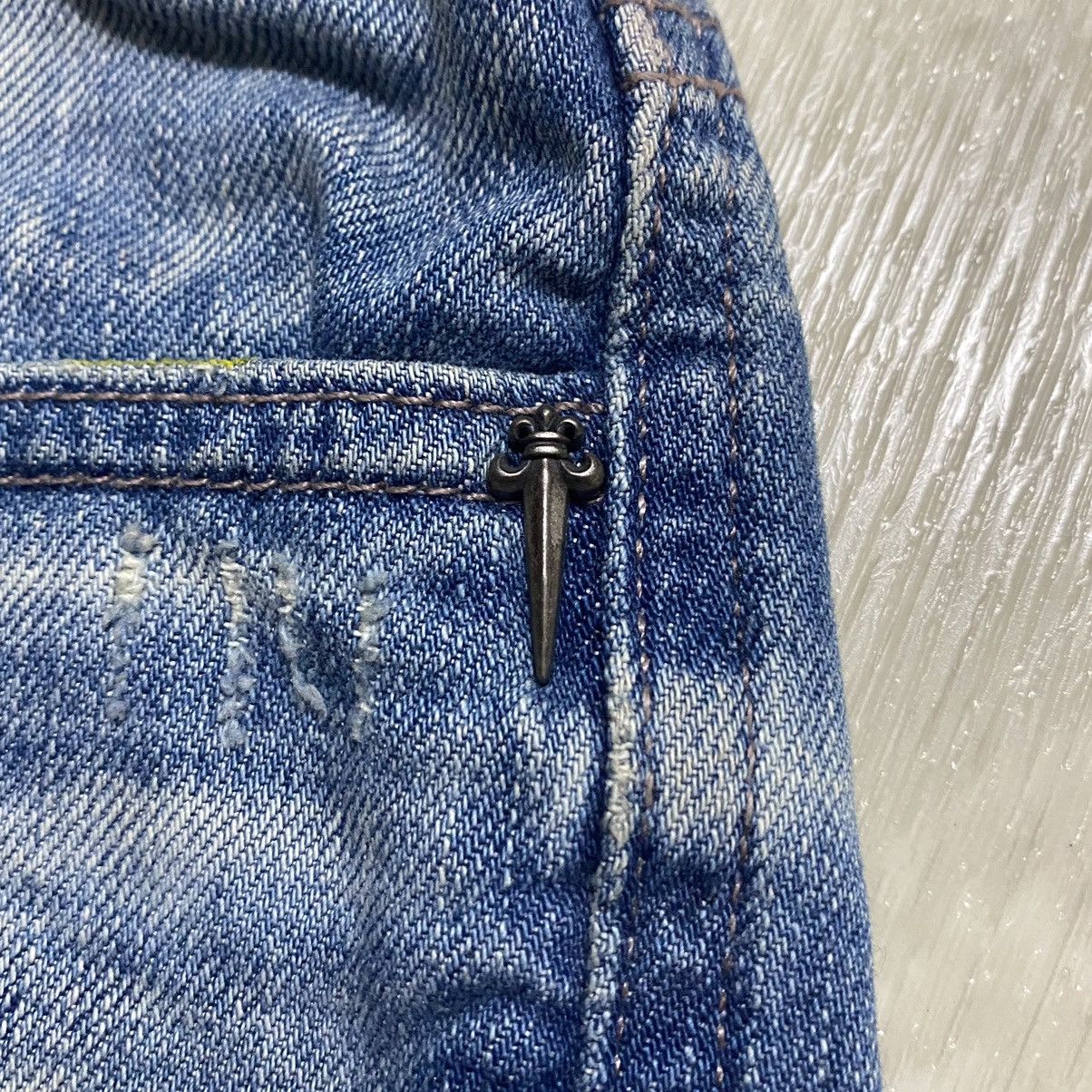 Faith Connexion Women’s Destroyed Washed Paint Splatter Denim Mini Shorts Size 25" / US 0 / IT 36 - 14 Thumbnail