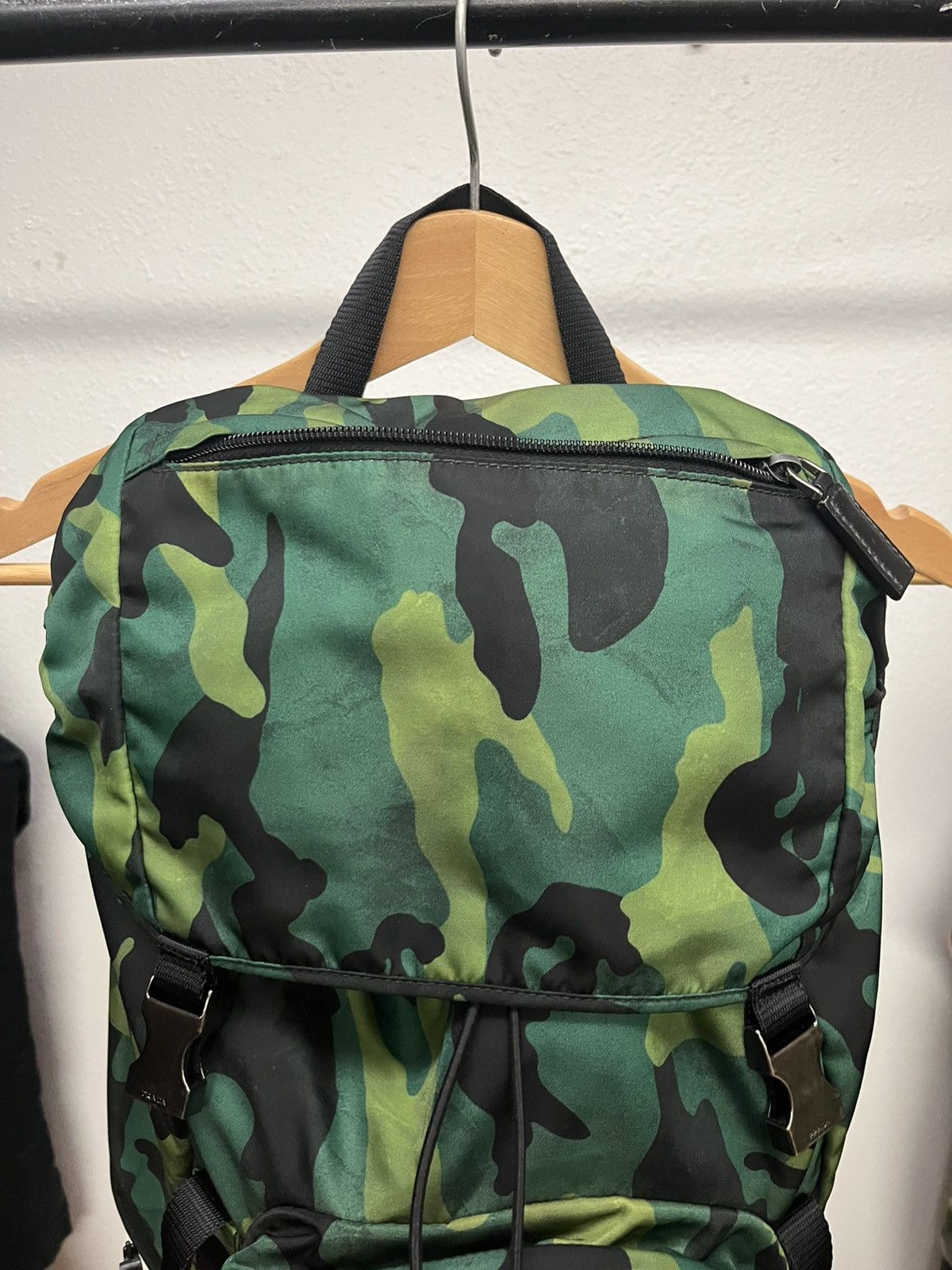 Prada Prada Tessuto Camo Nylon Bag Size ONE SIZE - 6 Thumbnail