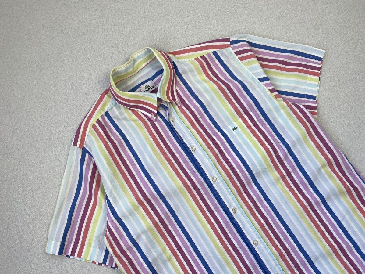 Lacoste × Vintage Men’s Vintage Lacoste Short Sleeve Shirt size 42 Size US XL / EU 56 / 4 - 2 Thumbnail
