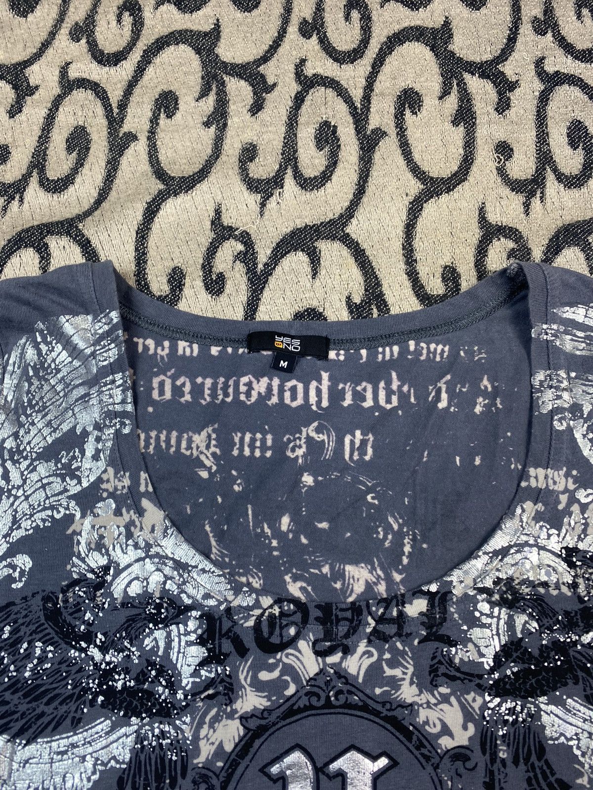Affliction × Burberry × If Six Was Nine Y2K if Six Was Nine Avant Garde T-shirt Streetwear Size M / US 6-8 / IT 42-44 - 4 Thumbnail
