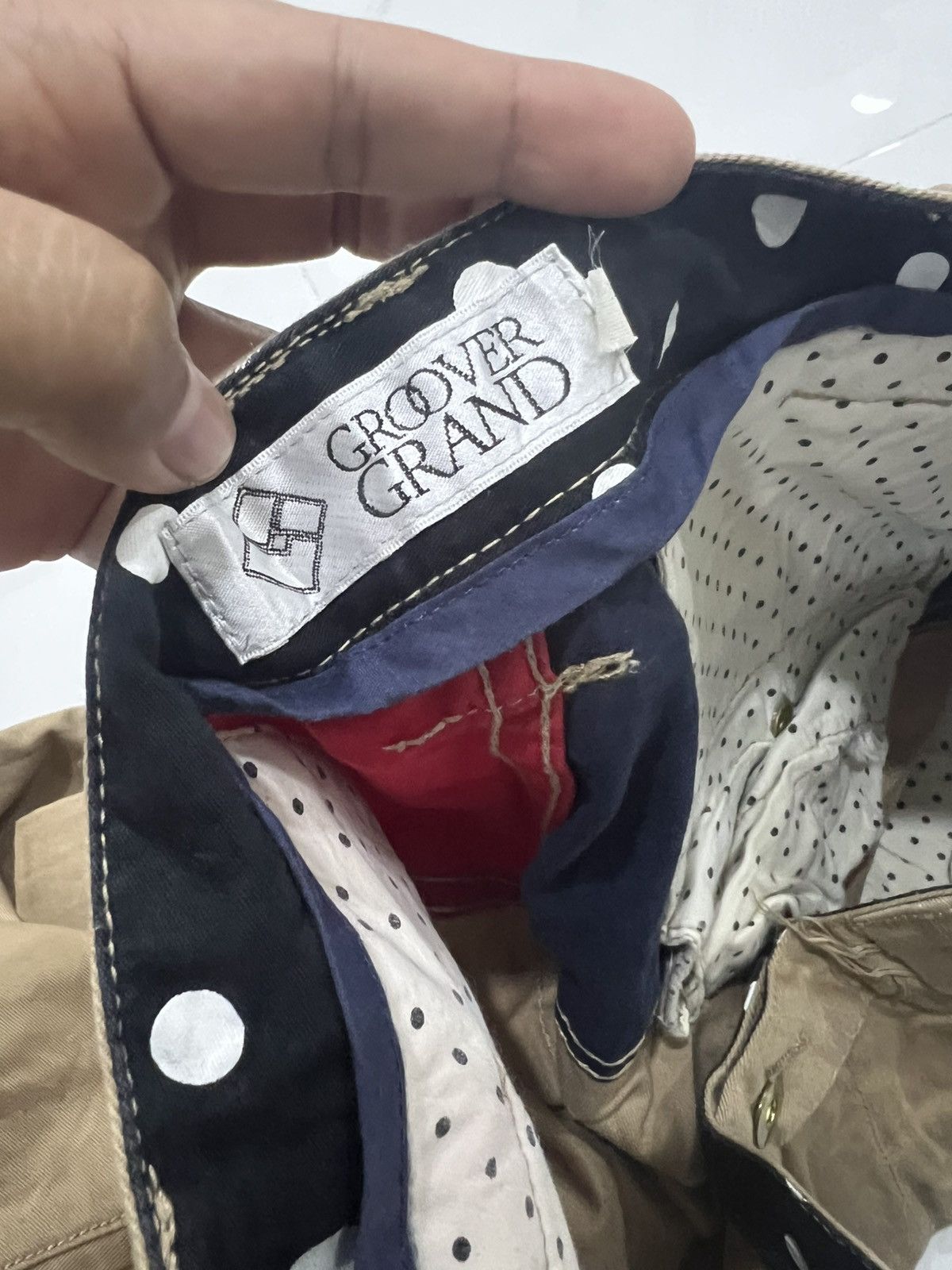 Japanese Brand GROOVER GRAND Workwear Straight Cut Casual Pants Size US 32 / EU 48 - 9 Thumbnail