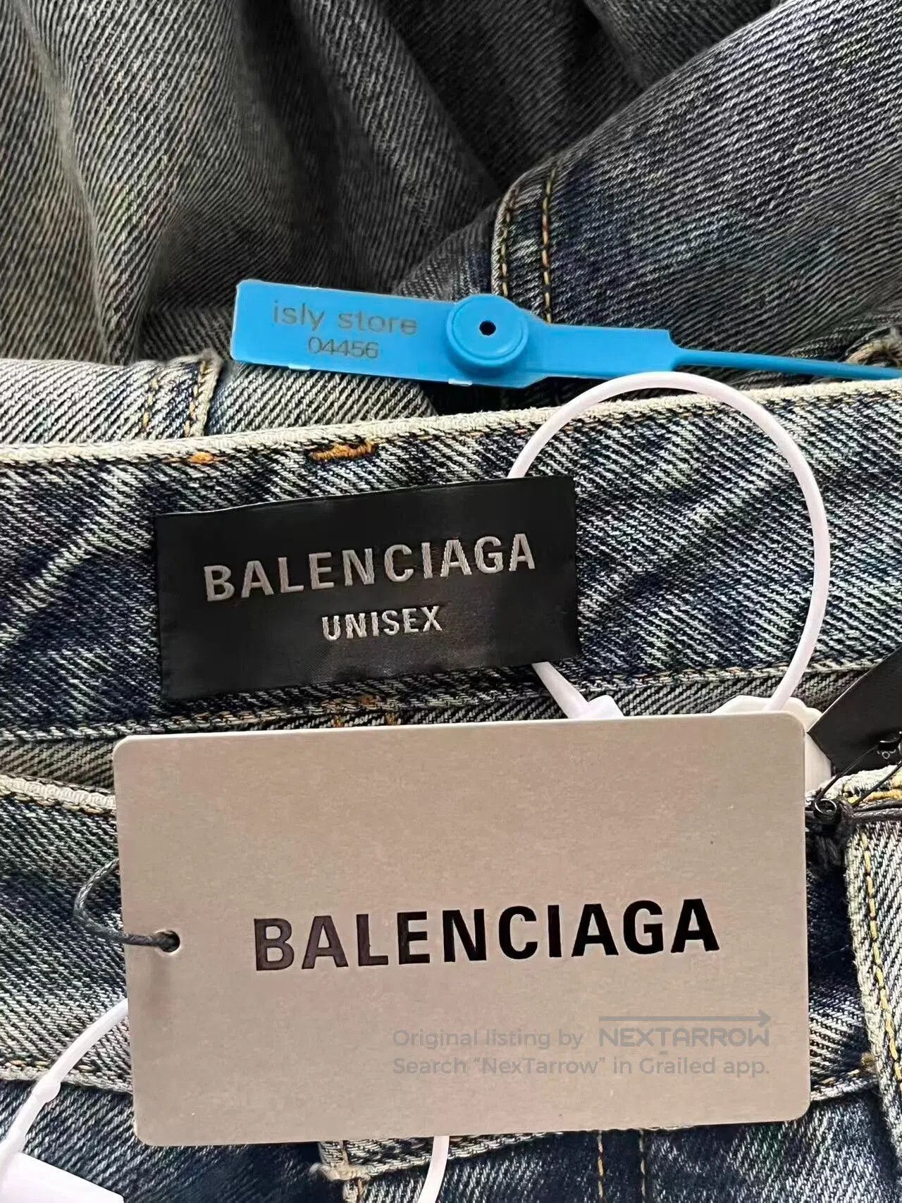 Balenciaga balenciaga cargo flared denim trousers. Size 24" / US 00 / IT 34 - 4 Thumbnail