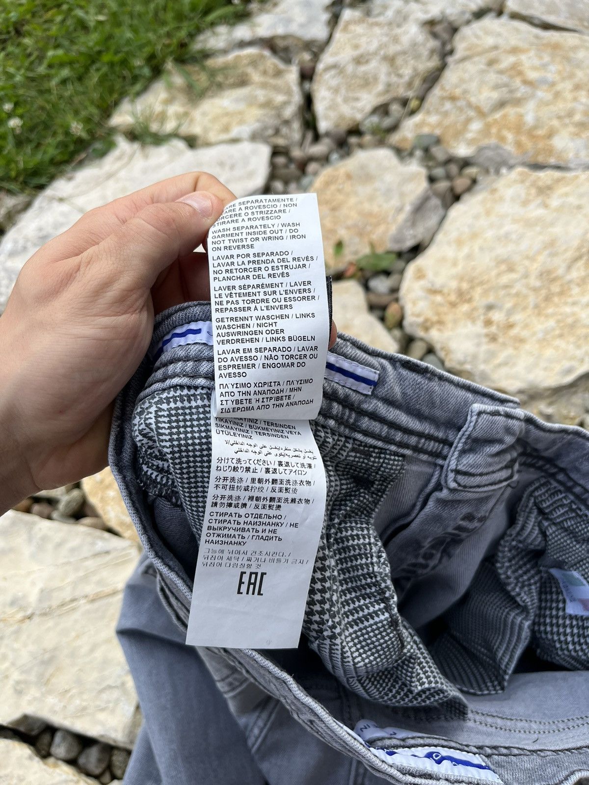 Jacob Cohen Jacob Cohën light grey handmade jeans denim pants trousers Size US 31 - 24 Thumbnail