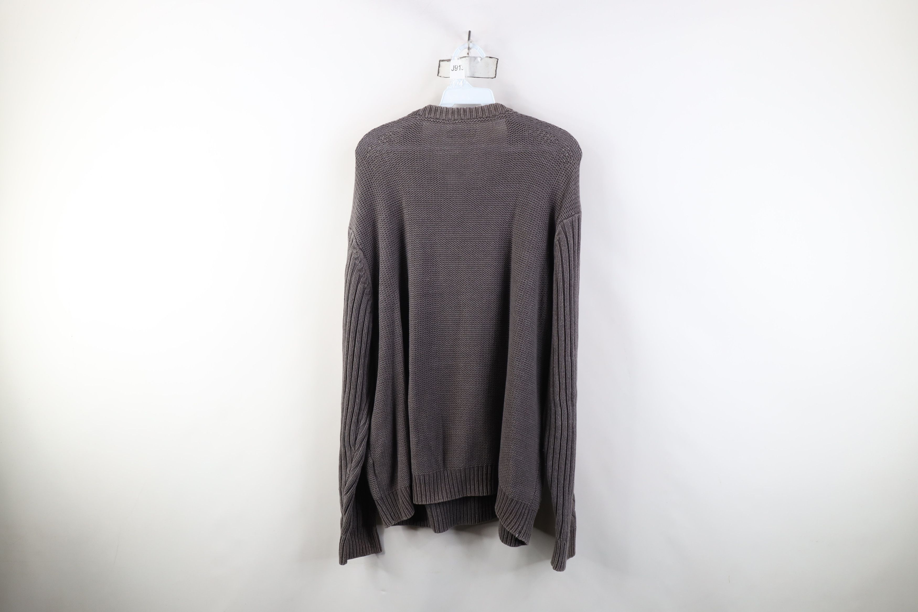 Vintage Vintage 90s Y2K Streetwear Knit Fisherman Henley Sweater Size US XL / EU 56 / 4 - 11 Thumbnail