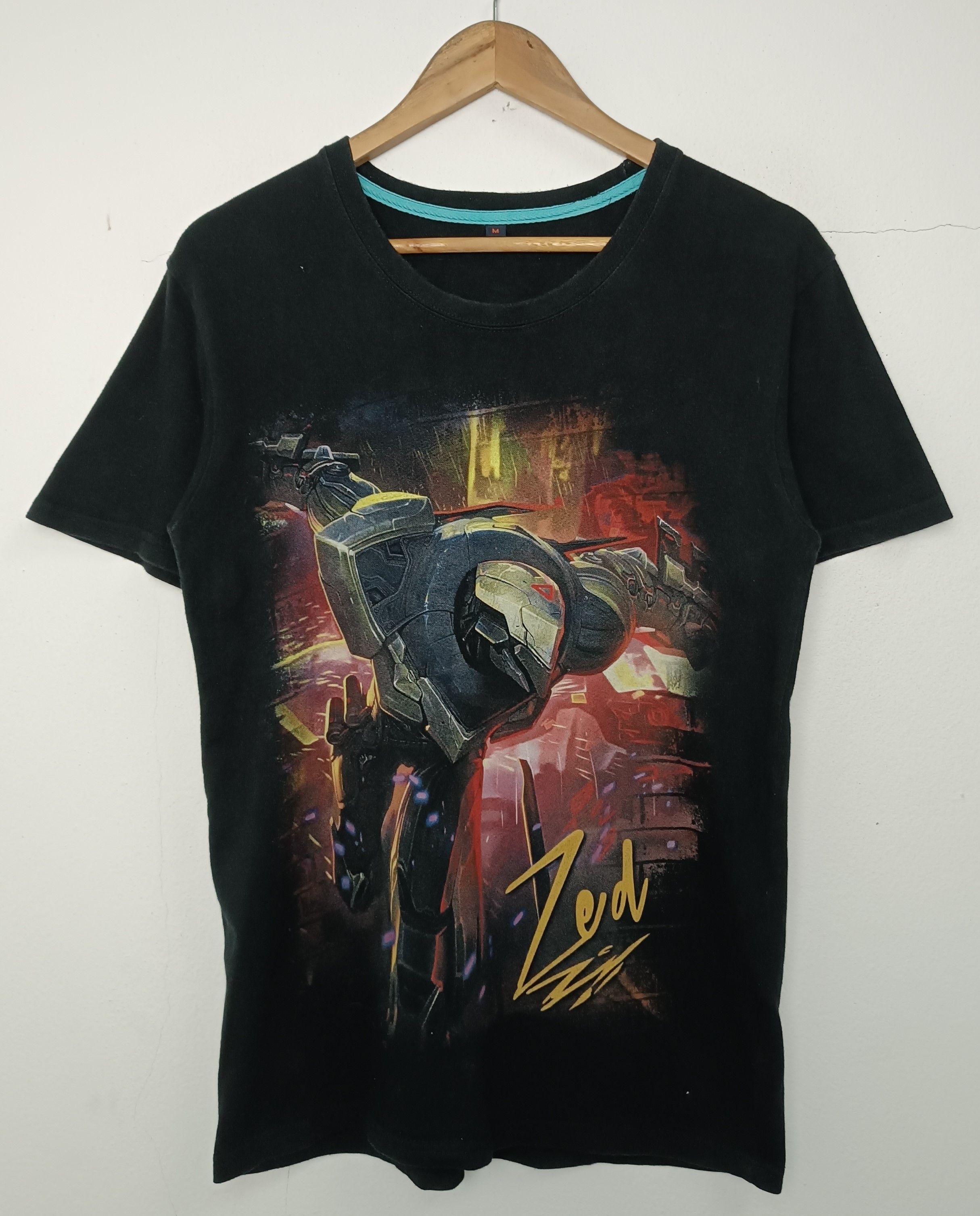 Microsoft VINTAGE 2016 LEAGUE OF LEGENDS ZED TEE dota lol moba Size US S / EU 44-46 / 1 - 3 Thumbnail