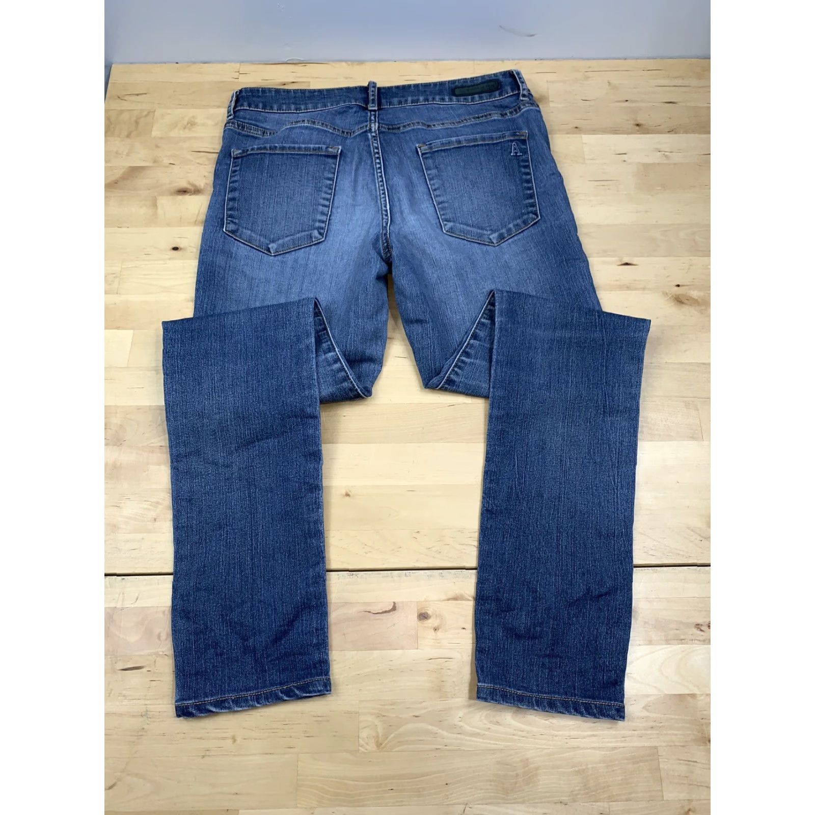 Vintage Articles of Society Skinny Fit Glendale 27x28 Women's Denim Jeans Blue #5178 Size 27" / US 4 / IT 40 - 4 Thumbnail