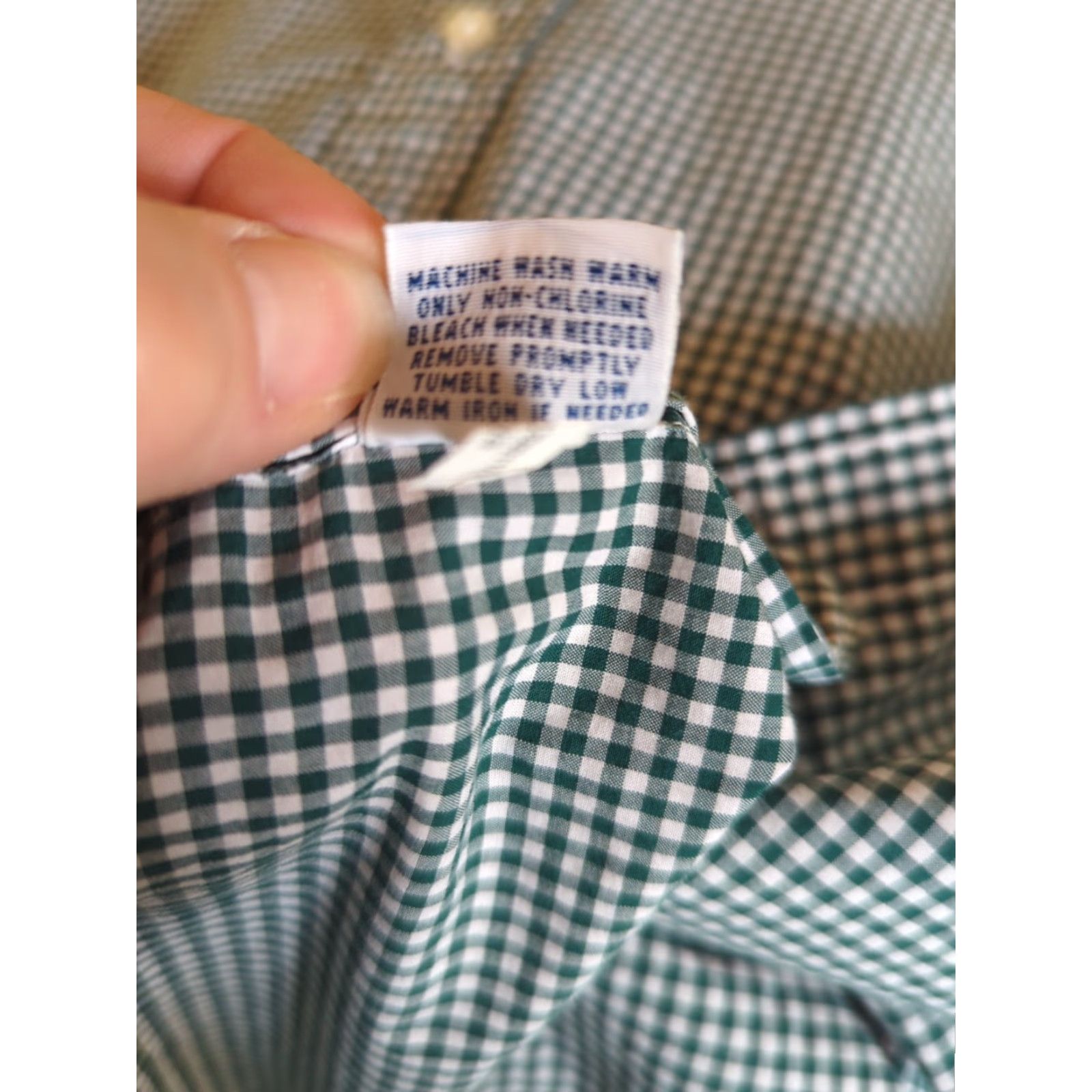 Polo Ralph Lauren Polo Ralph Lauren Shirt Men's 18 Green Check Long Sleeve Button Up Shirt Size US XXL / EU 58 / 5 - 8 Thumbnail