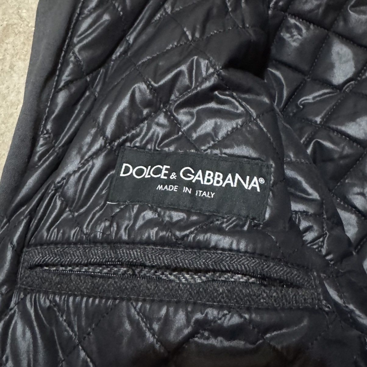 Dolce & Gabbana × Vintage AW11 Dolce & Gabbana Fur Patchwork Aviation Jacket Size US M / EU 48-50 / 2 - 8 Thumbnail