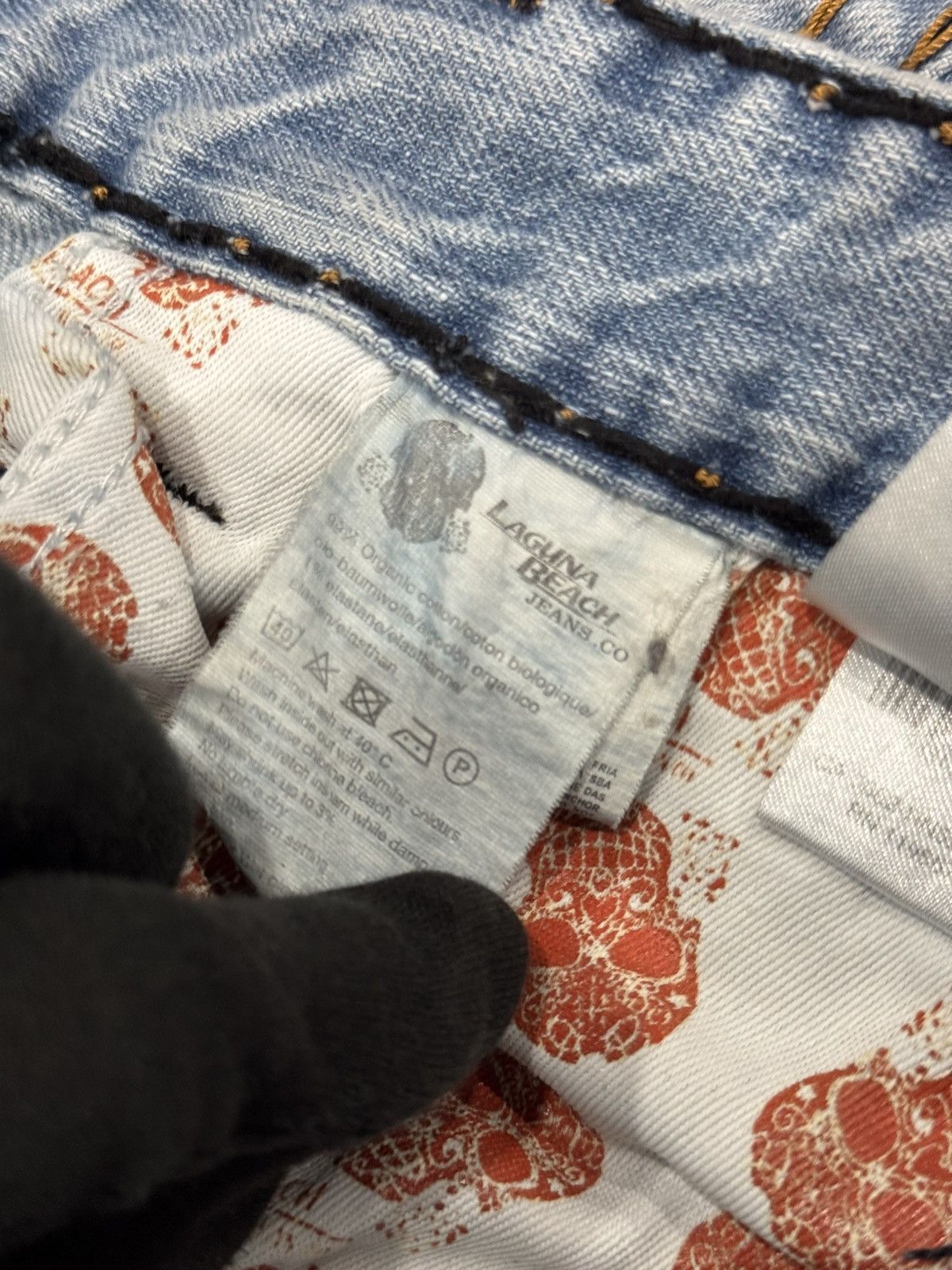 Vintage Vintage Y2K Laguna Beach Jean Co. Heavy Fat Stitch Denims Size US 32 / EU 48 - 15 Thumbnail
