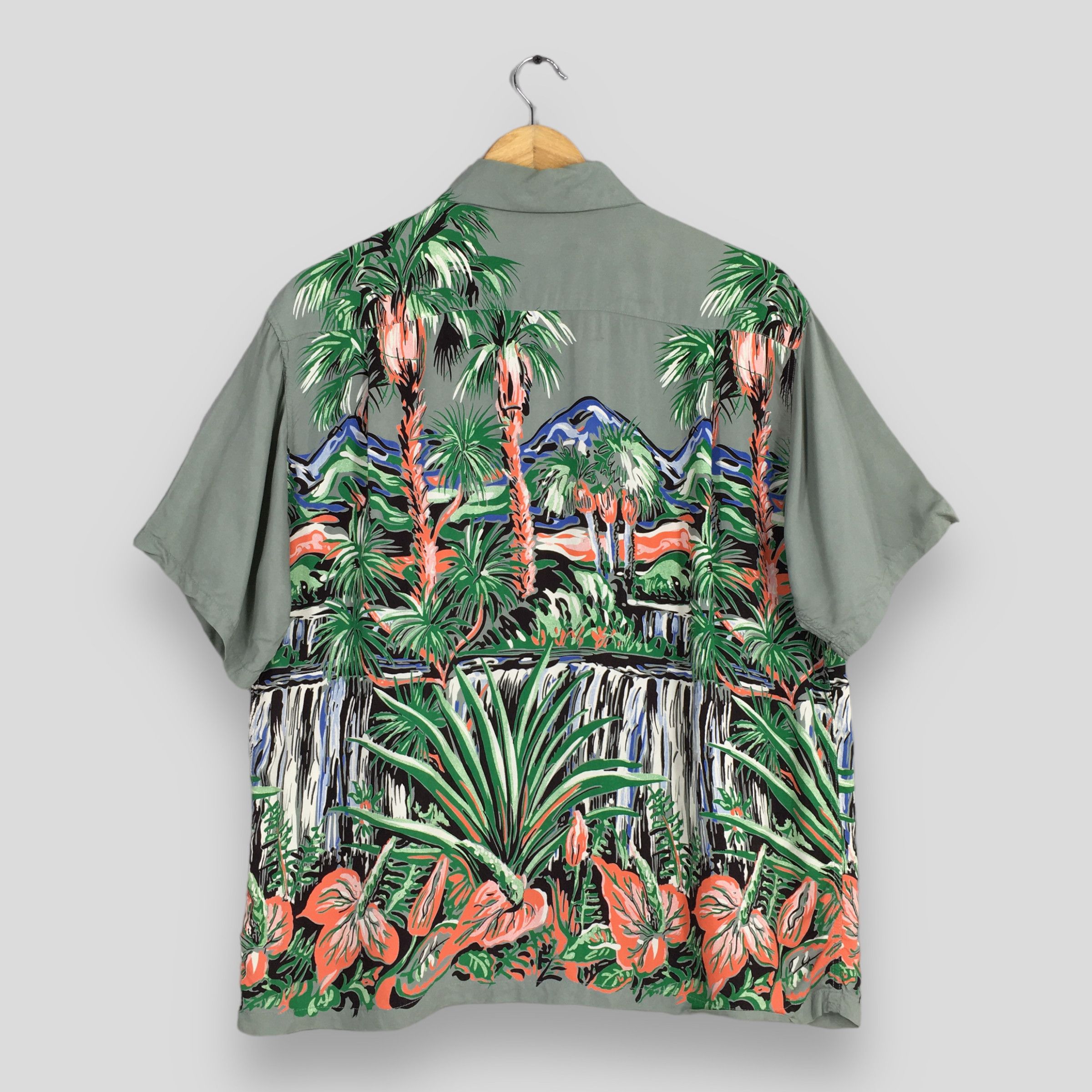 Sun Surf Vintage Sun Surf Hawaiian Palm Tree Rayon Shirt Medium Size US M / EU 48-50 / 2 - 7 Thumbnail