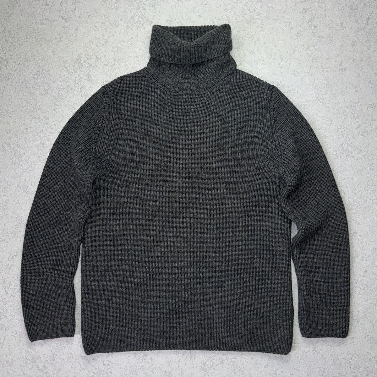 Prada Vintage 00’ Prada Wool Knit Ribbed Turtleneck Sweater Size US XL / EU 56 / 4 - 1 Thumbnail