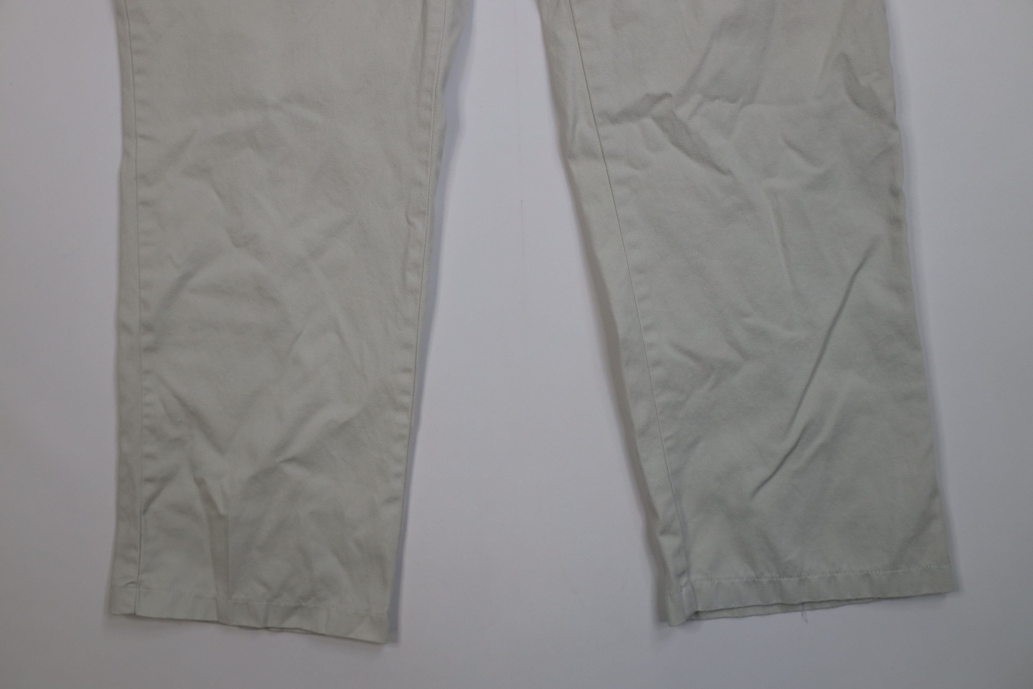 Tommy Hilfiger Vintage 90s Tommy Hilfiger Wide Leg Chino Pants Stone Cotton Size US 38 / EU 54 - 4 Thumbnail