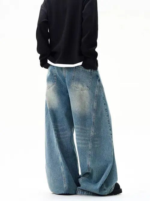 VIBE Heavyweight vintage wash tie-dye hip-hop baggy jeans Size US 30 / EU 46 - 7 Thumbnail