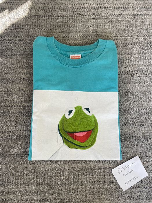 Supreme kermit hot sale tee grailed