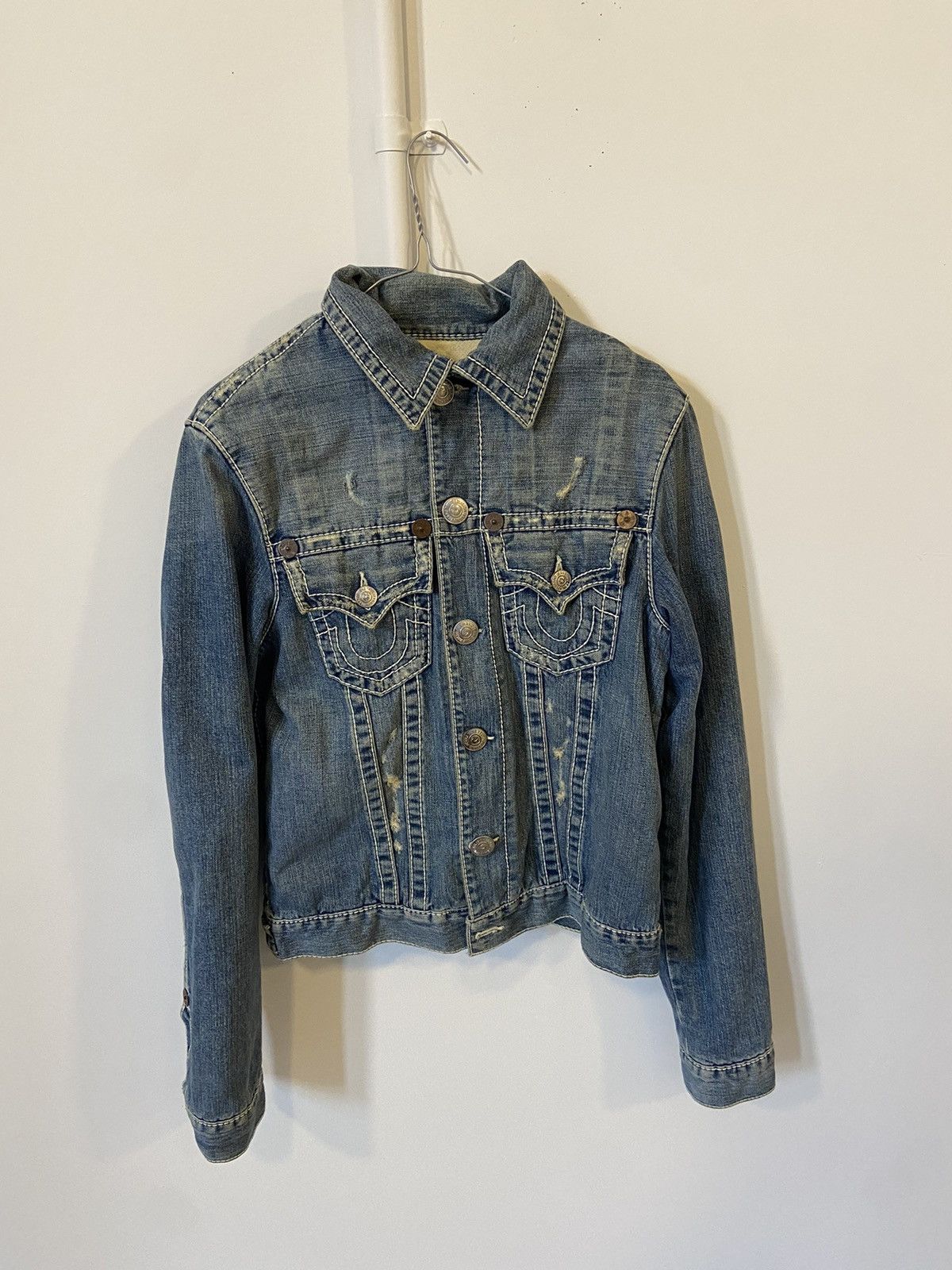 image of True Religion Denim Jacket in Blue, Men's (Size Small)