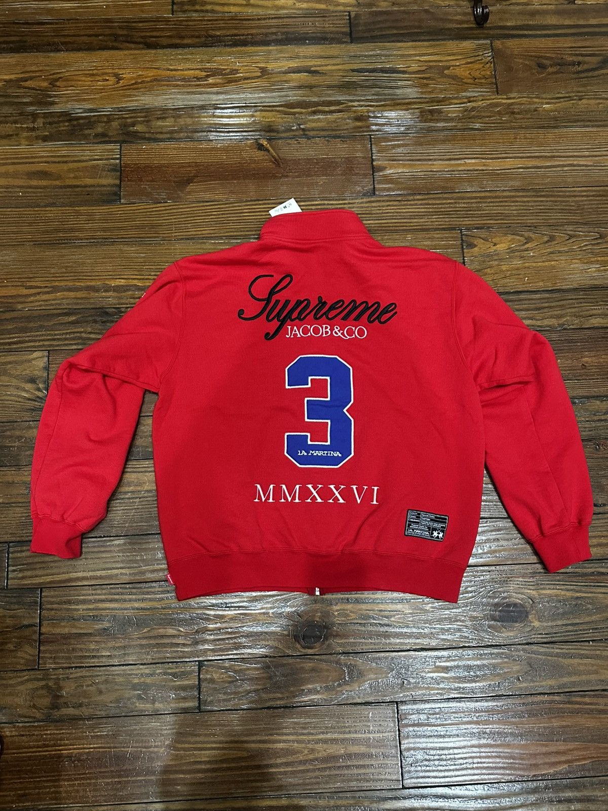 Supreme Supreme x La Martina x Jacob & Co Zip Up Sweatshirt | Grailed