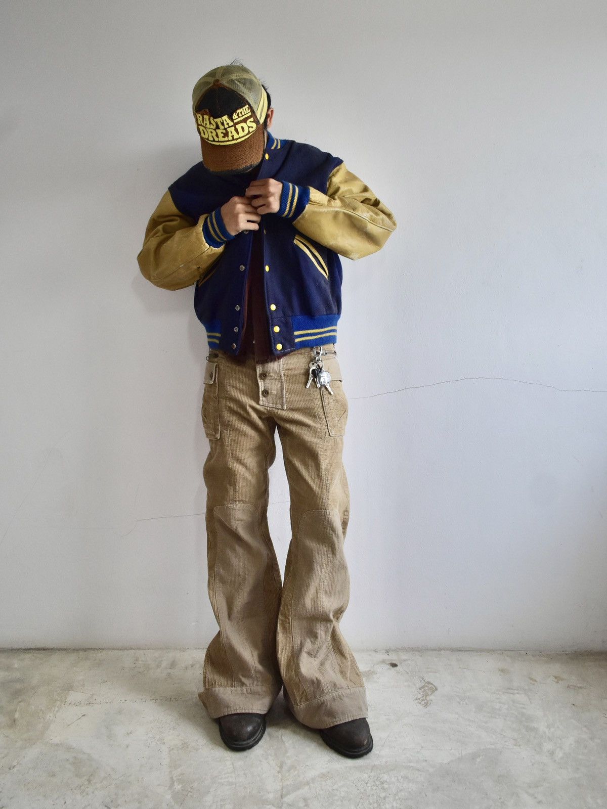Vintage Thrashed 60s Vintage Butwin Varsity Jacket Distressed Grunge Size US M / EU 48-50 / 2 - 2 Thumbnail