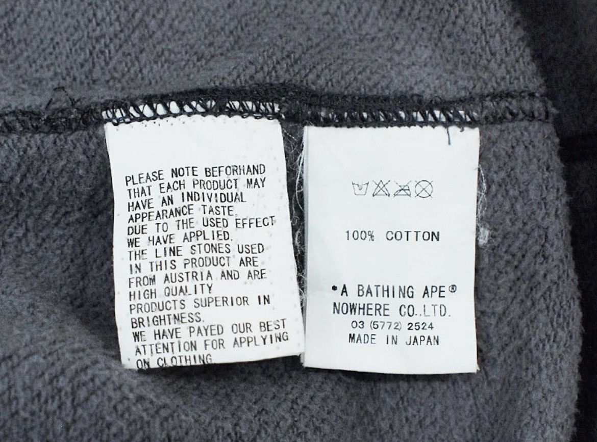 Bape RARE OG 2006 A BATHING APE BLACK CAMO SWAROVSKI FULLZIP Size US L / EU 52-54 / 3 - 5 Thumbnail