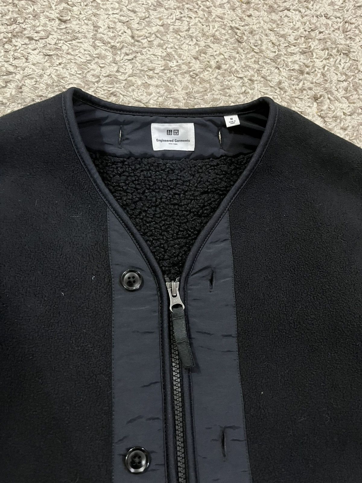 Engineered Garments × Uniqlo 🔥 FW2019 ENGINEERED GARMENTS X UNIQLO BLACK FLEECE JACKET Size US M / EU 48-50 / 2 - 3 Thumbnail