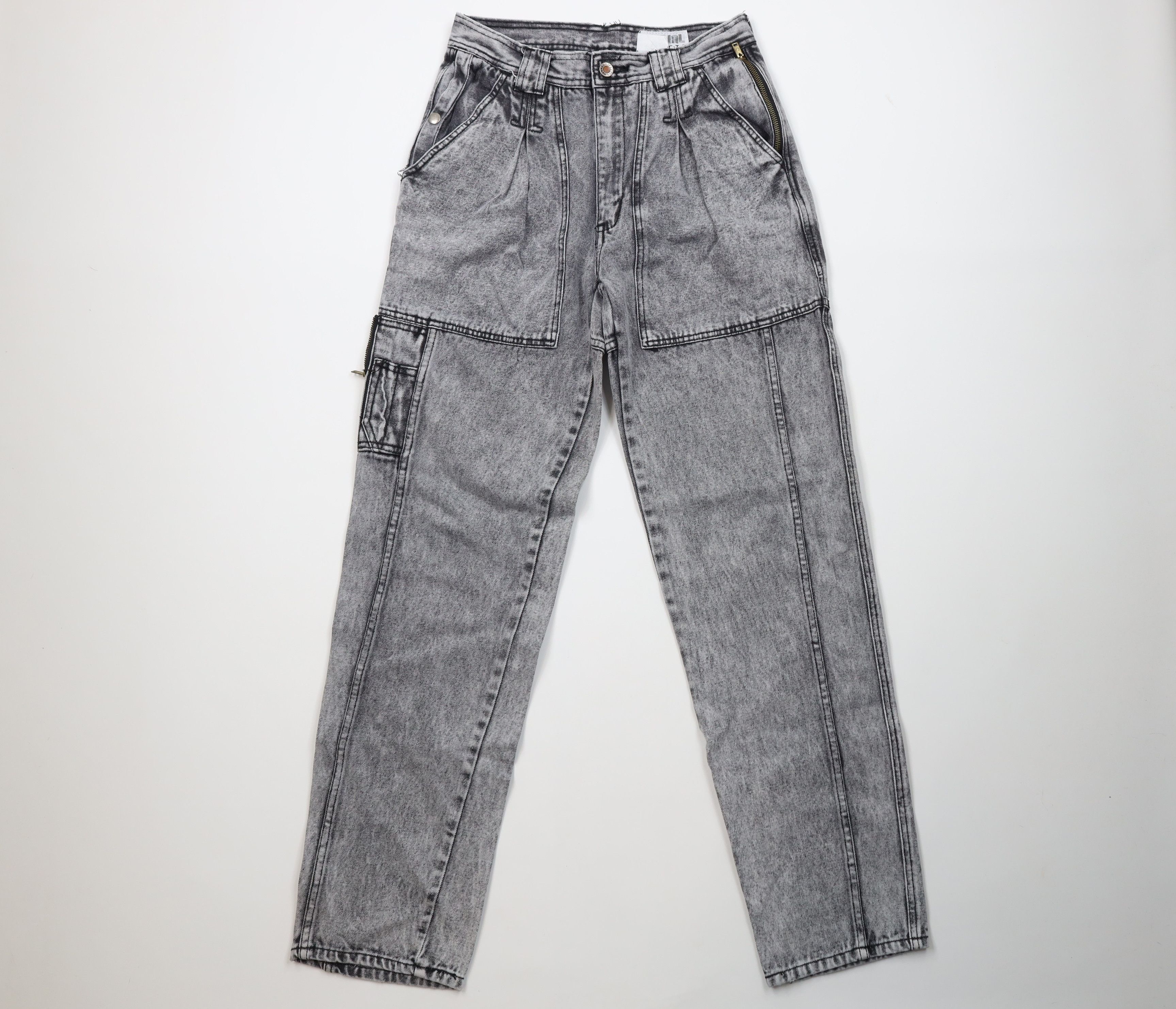 Vintage Vintage 90s Streetwear Relaxed Fit Acid Wash Denim Jeans Size US 30 / EU 46 - 1 Thumbnail