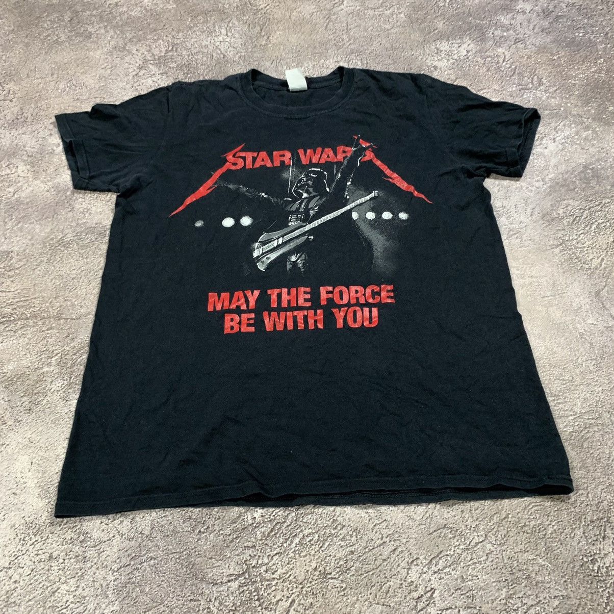 Vintage Vintage 90s Star Wars Darth Vader Graphic Tee Streetwear M Size US M / EU 48-50 / 2 - 2 Thumbnail