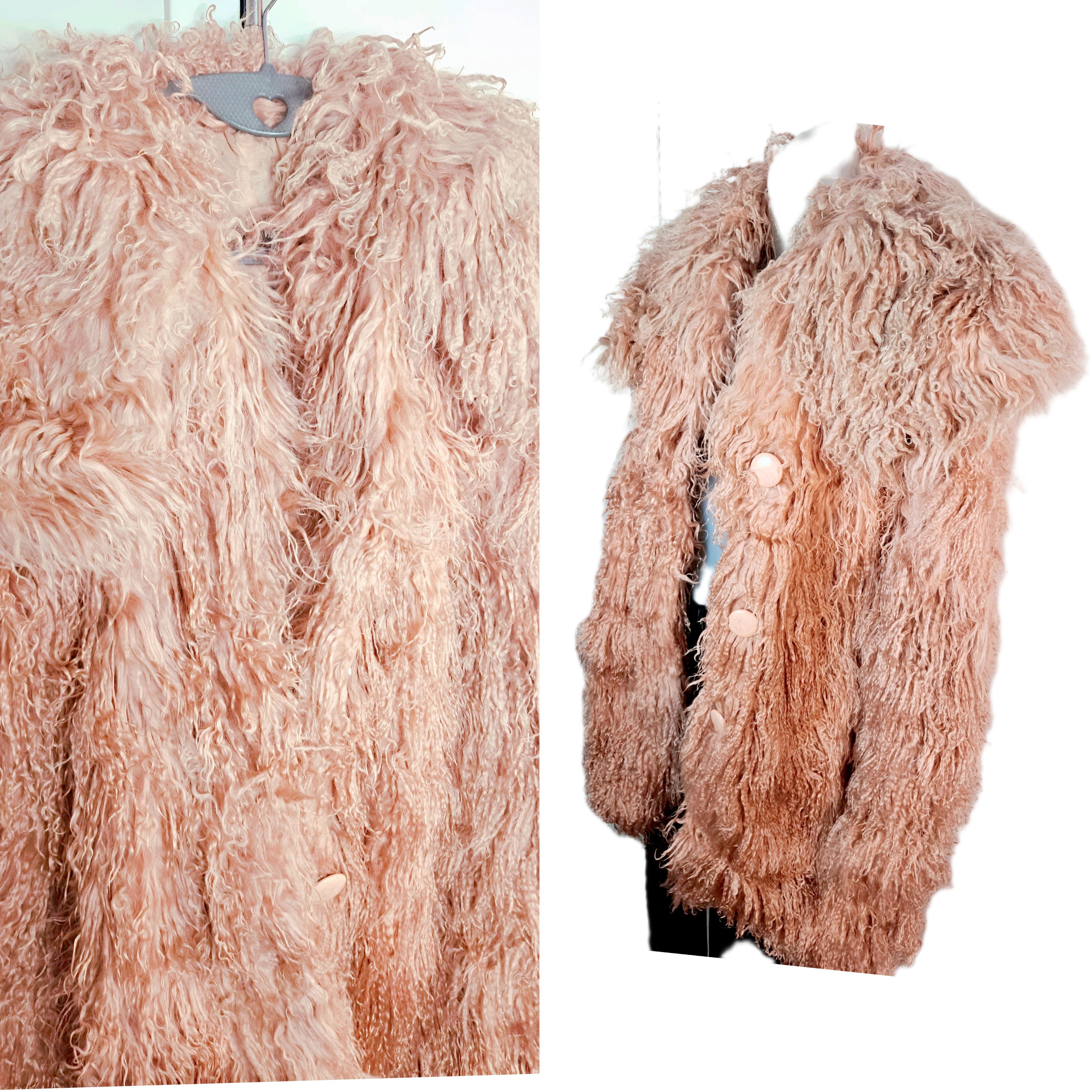 Mario Valentino Rockstar 1970s Mongolian fur vest!! Size M / US 6-8 / IT 42-44 - 1 Thumbnail