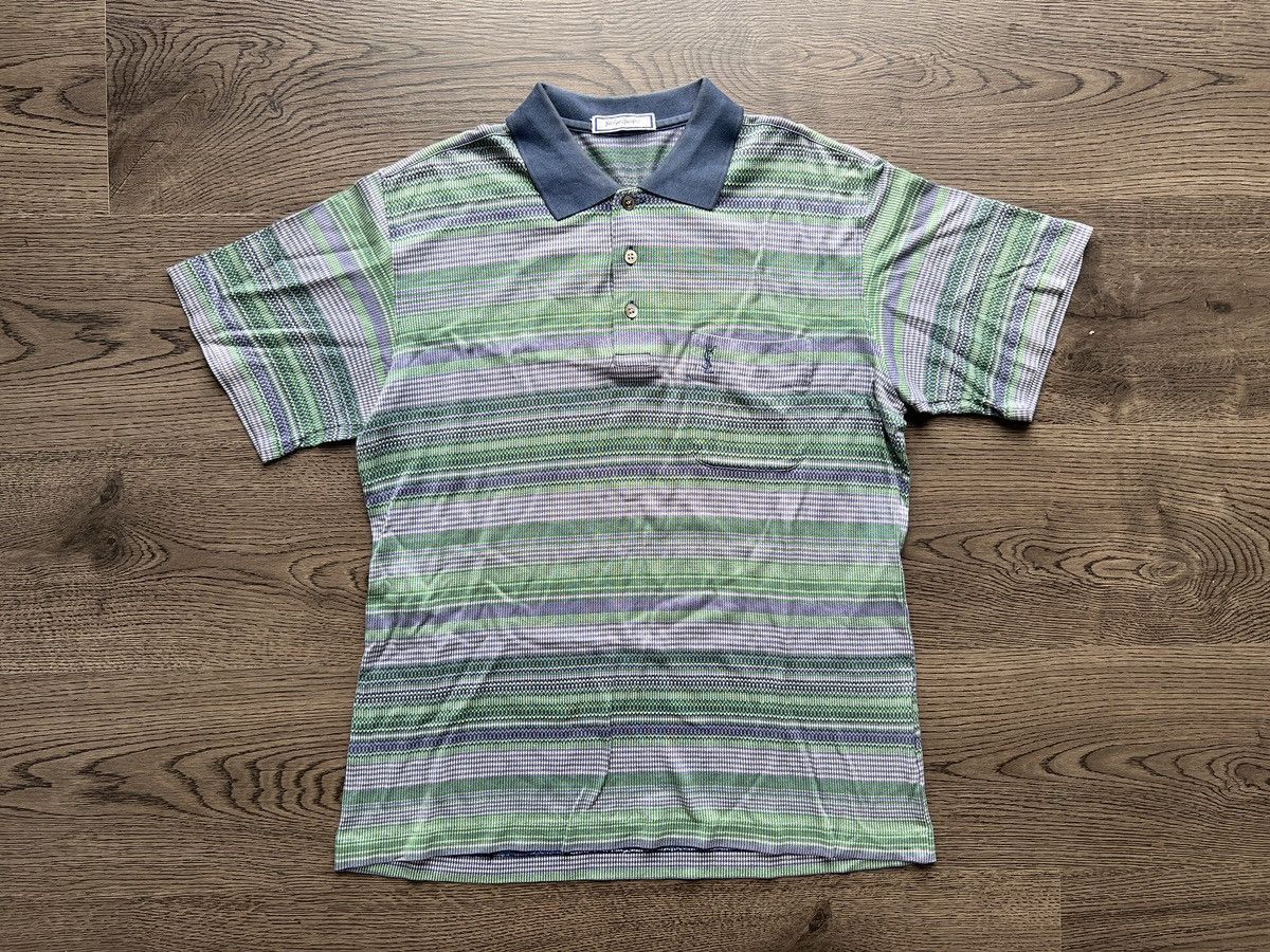 Vintage × Yves Saint Laurent Vintage YSL Yves Saint Laurent Polo Shirt Size US M / EU 48-50 / 2 - 2 Thumbnail