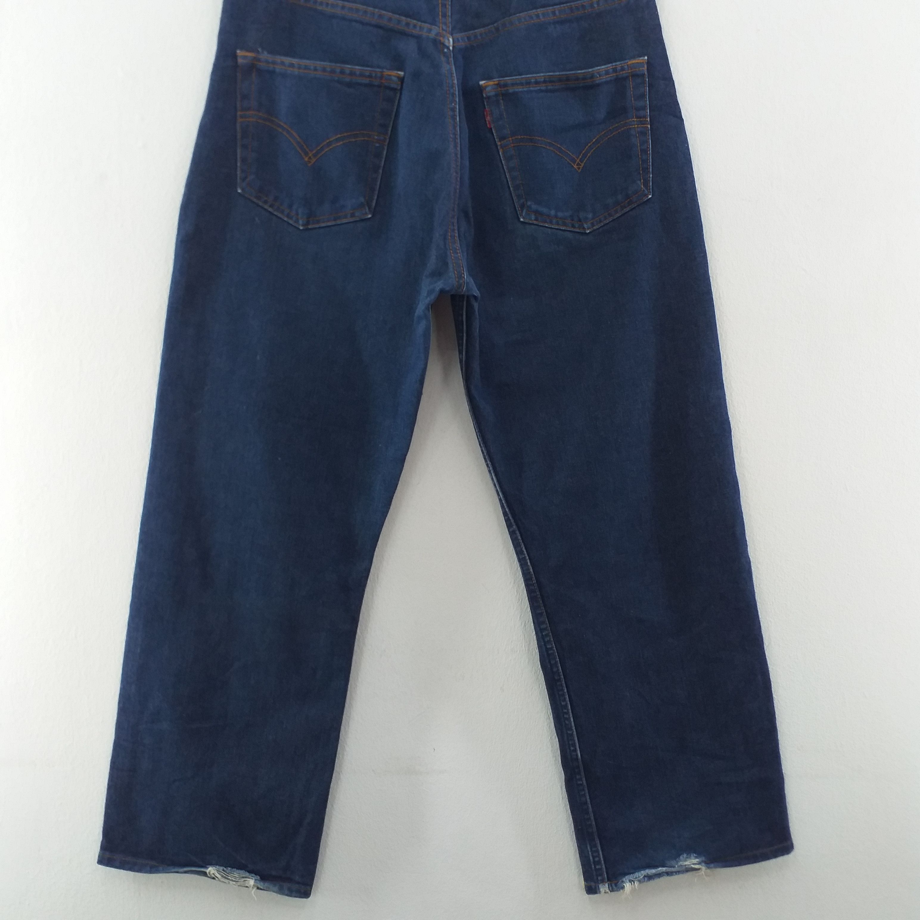Levi's Dark Blue Vintage Levi's 512 Clothing Denim 31 x 27.5 -JN022 Size US 31 - 8 Thumbnail